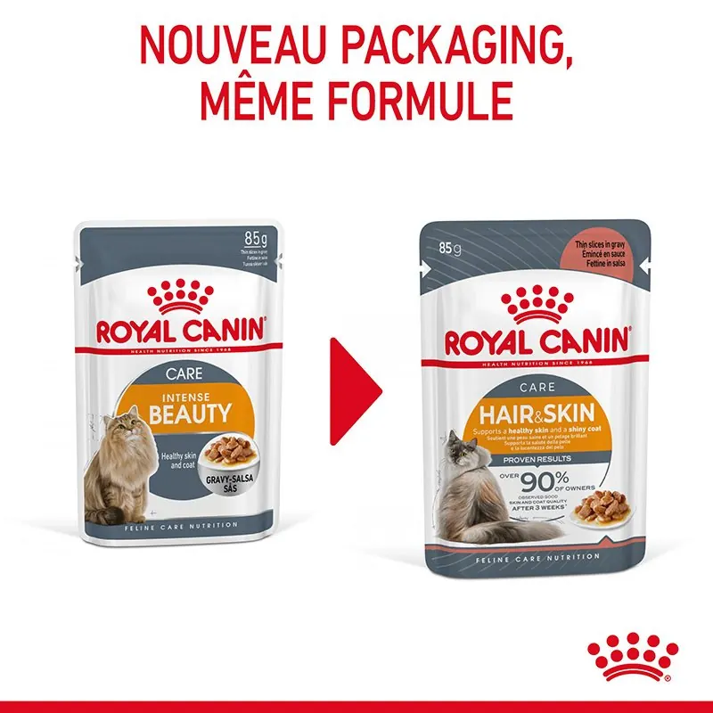 Royal Canin Hair And Skin en sauce 85G miniature 2