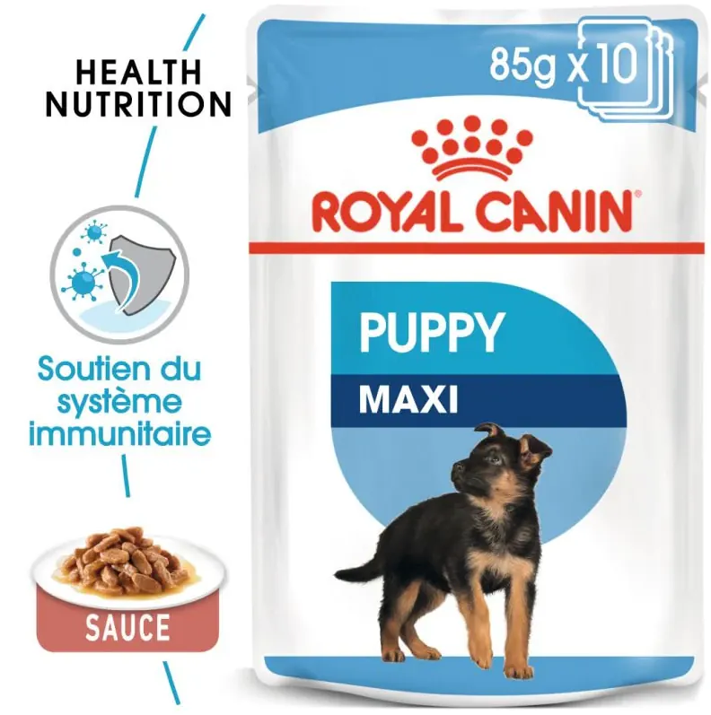 Royal Canin Maxi Puppy Sauce-Sachet fraîcheur pour chiot 140G miniature 2