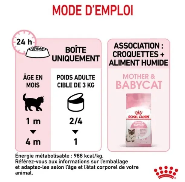 Royal Canin Mother Babycat Mousse pour chatte et chaton 195 g miniature 3