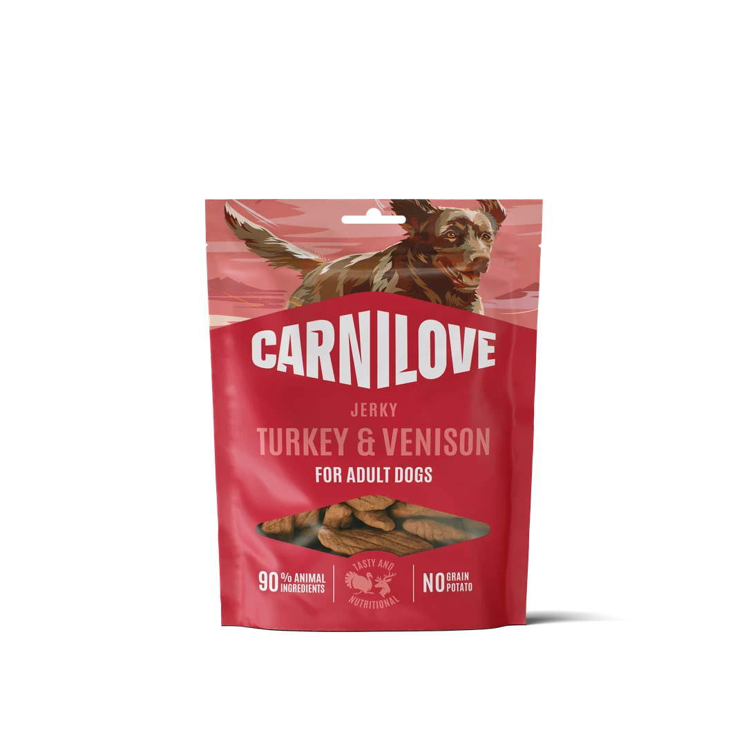 Snack Jerky à la Dinde au Cerf pour Chiens — image 1