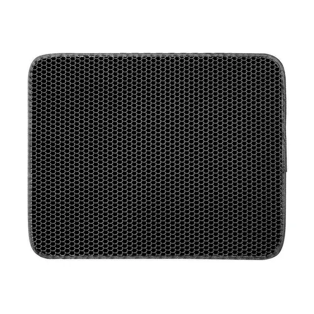 Tapis à litière à deux couches Noir et Blanc avec Plusieurs Tailles miniature 3