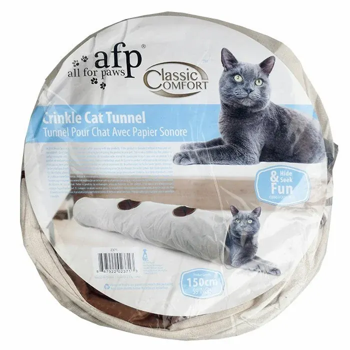 Tunnel de qualité pour chats 150 cm miniature 2