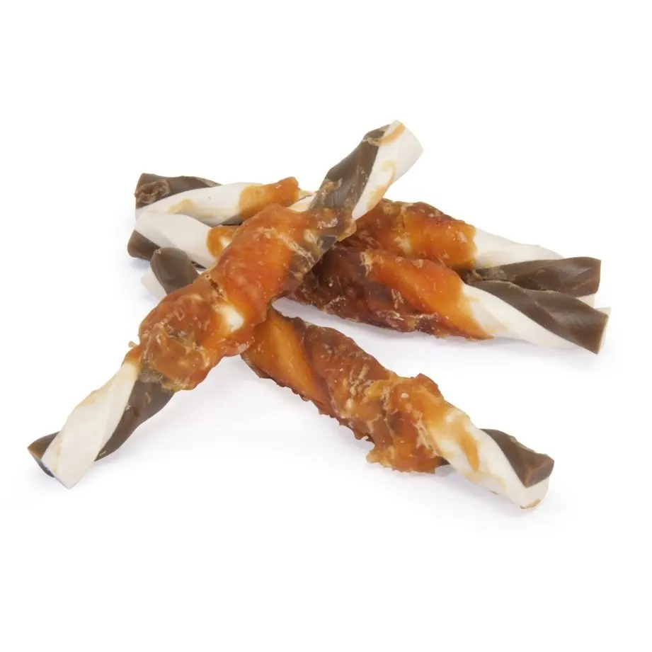 Camon Torsade bicolore avec peau de Poulet et de Bœuf 70g miniature 2