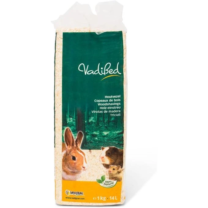 VADIGRAN Vadibed Litiere Copeaux de Bois pour animal de compagnie - 1Kg / 14L miniature 2
