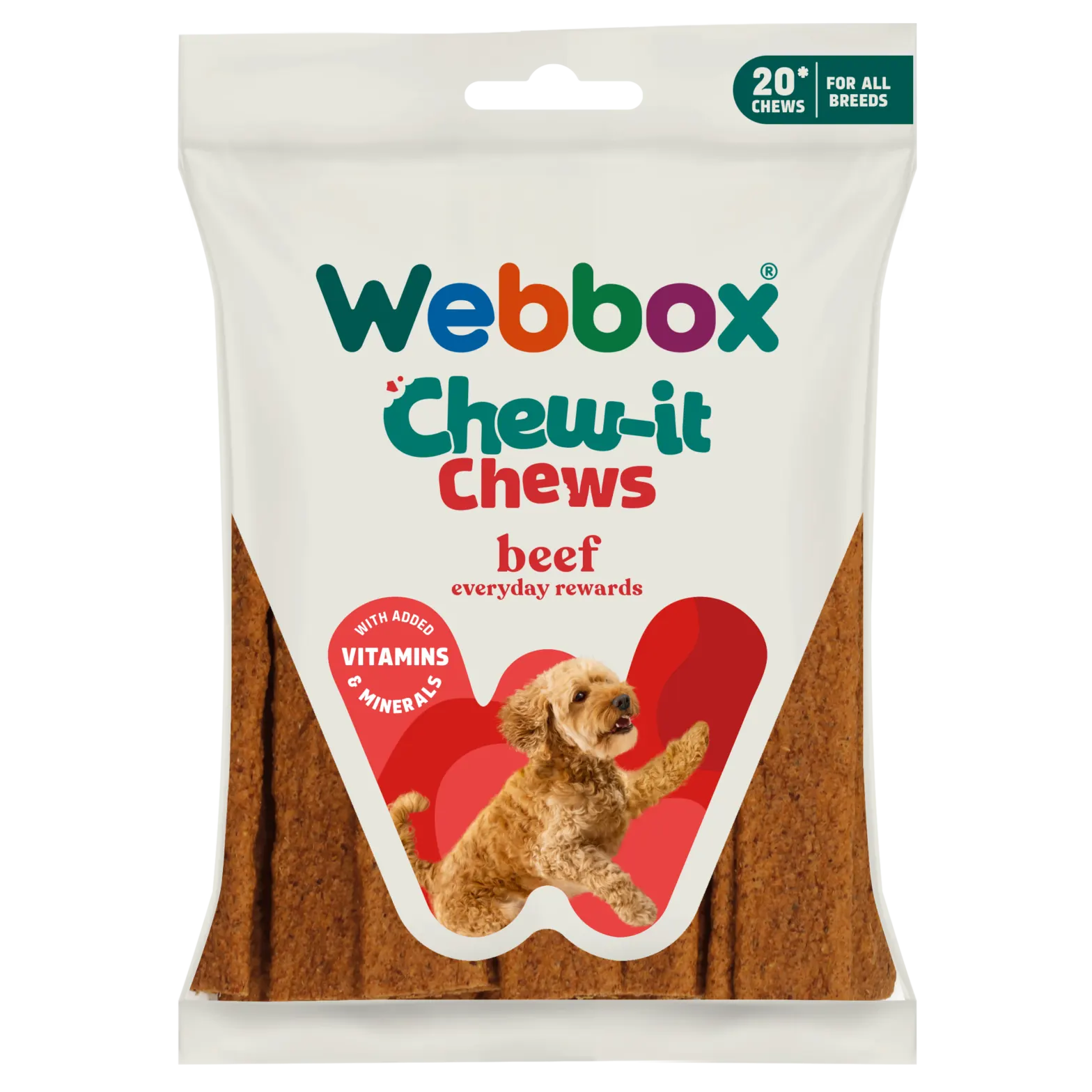 Webbox  Friandises à Mâcher Meaty Chew-it au Bœuf pour chiens 200g miniature 3