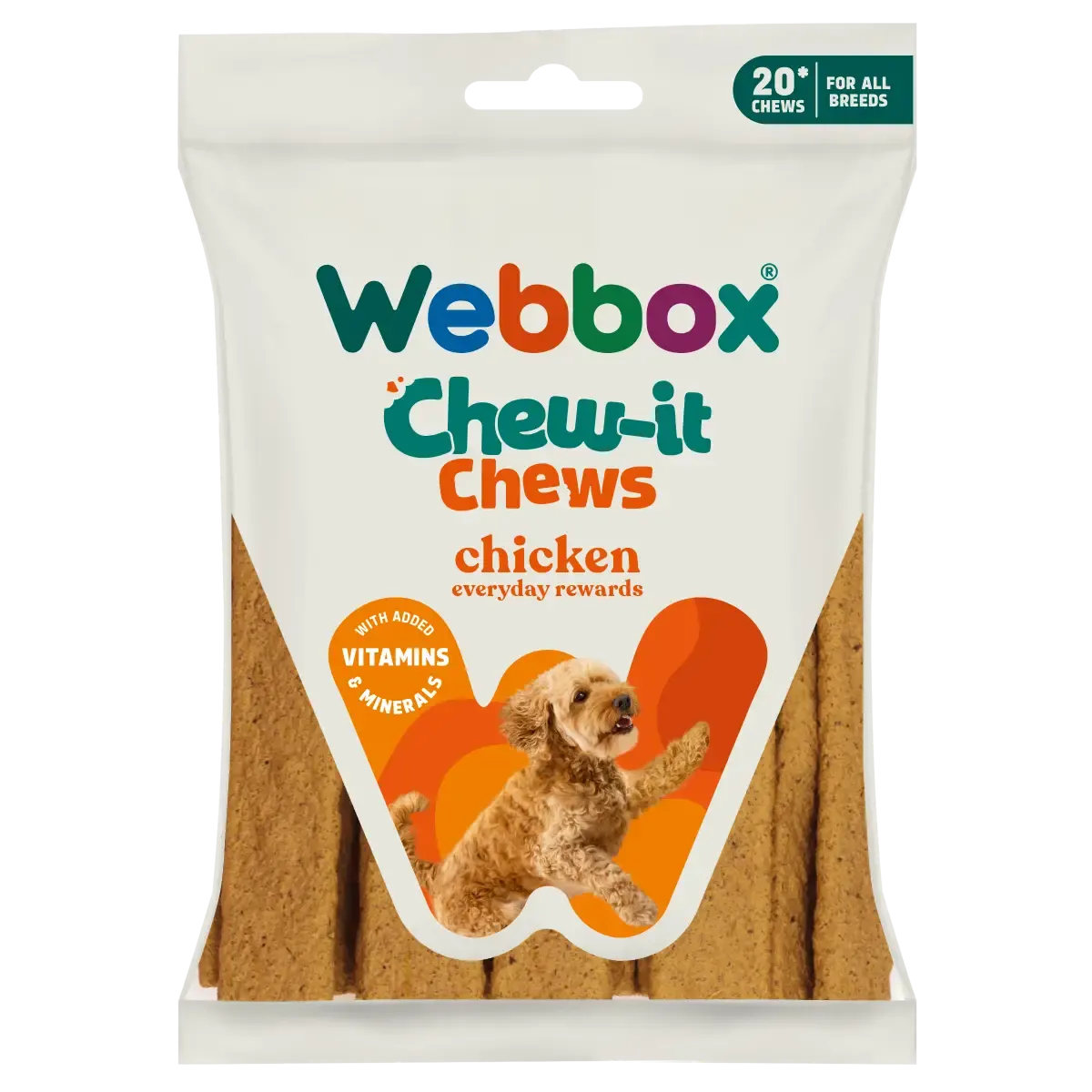 Webbox  Friandises à Mâcher Meaty Chew-it au Poulet pour chiens 200g miniature 3